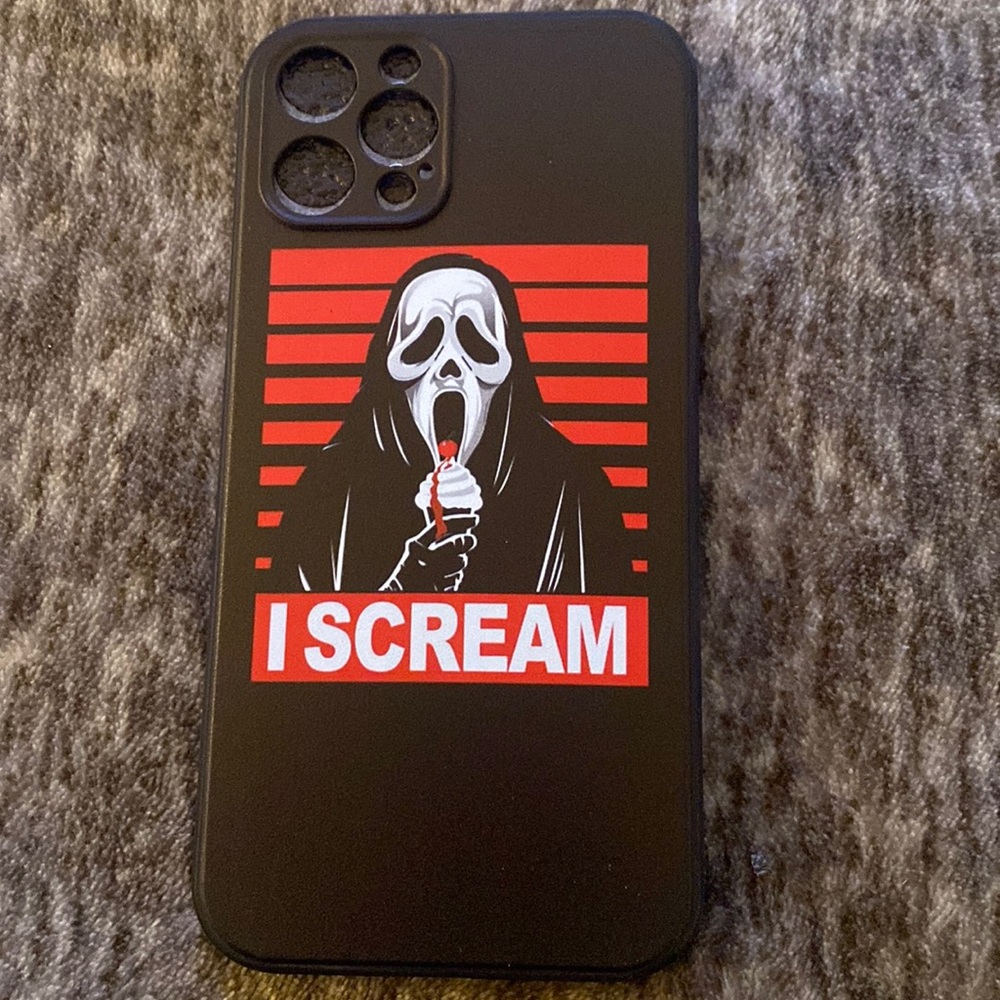 Ghostface Scream Horror Movie Halloween IPhone Phone Case I Scream